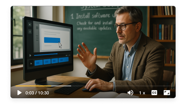 Summarized Lecture Video Creator
